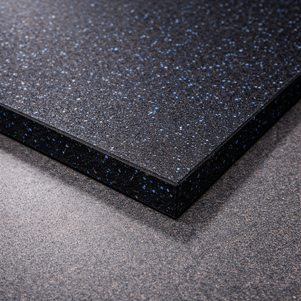 Titan30 Gym Tile Black 100 x 100 cm, 30mm Smooth