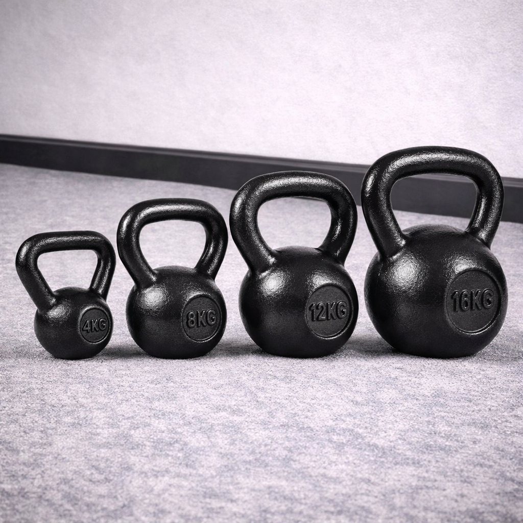 LUDUS Series Gunmetal Kettlebell - Functional Strength and Core Training