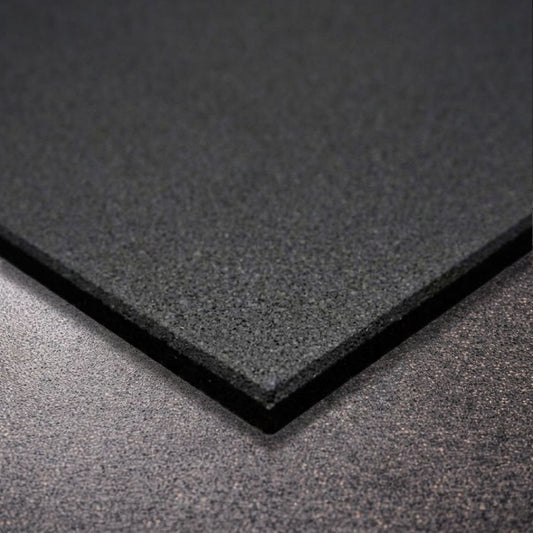 Titan20 Gym Tile Black 100 x 100 cm, 20mm Smooth