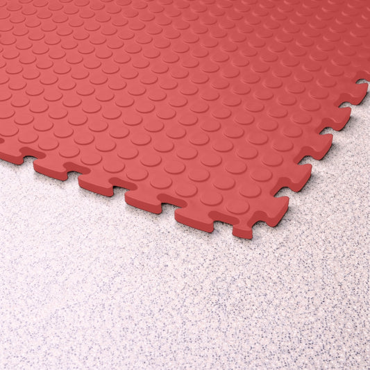 Interlocking 50X50 5mm Colour Pimple or Leather Look