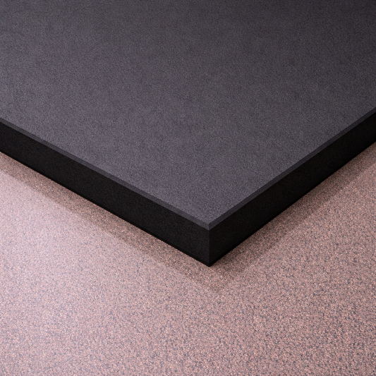 Titan25 Gym Tile Black 100 x 100 cm, 25mm Smooth