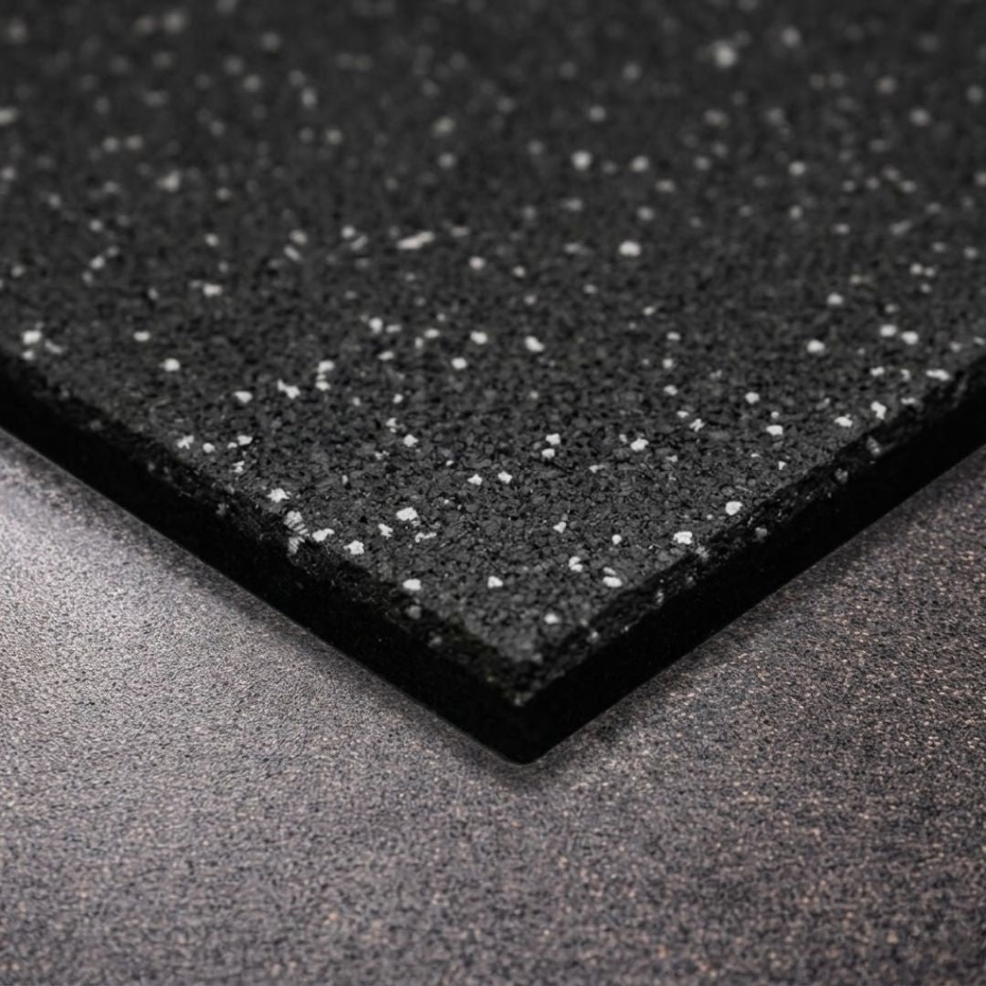 Titan30 Gym Tile Black 100 x 100 cm, 30mm Smooth