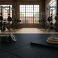 Titan15 Gym Tile Black 100 x 100 cm, 15mm Smooth