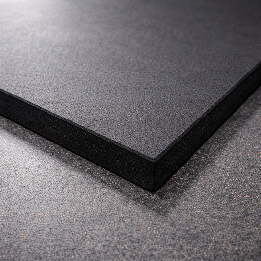 Titan30 Gym Tile Black 100 x 100 cm, 30mm Smooth