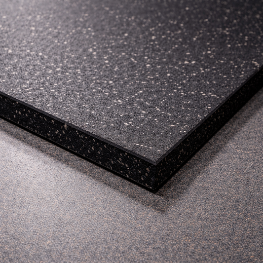 Titan30 Gym Tile Black 100 x 100 cm, 30mm Smooth