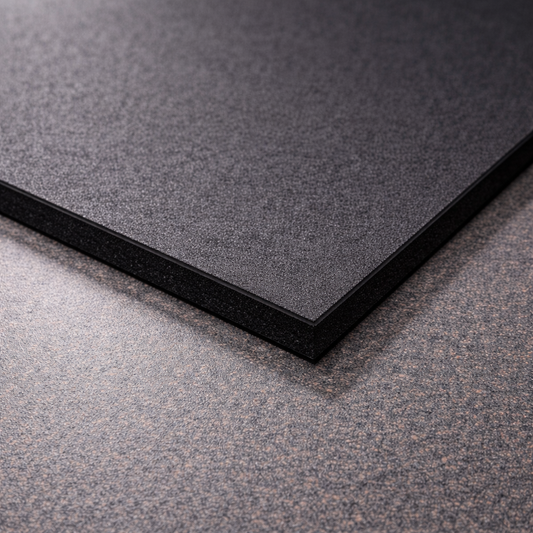 Titan15 Gym Tile Black 100 x 100 cm, 15mm Smooth