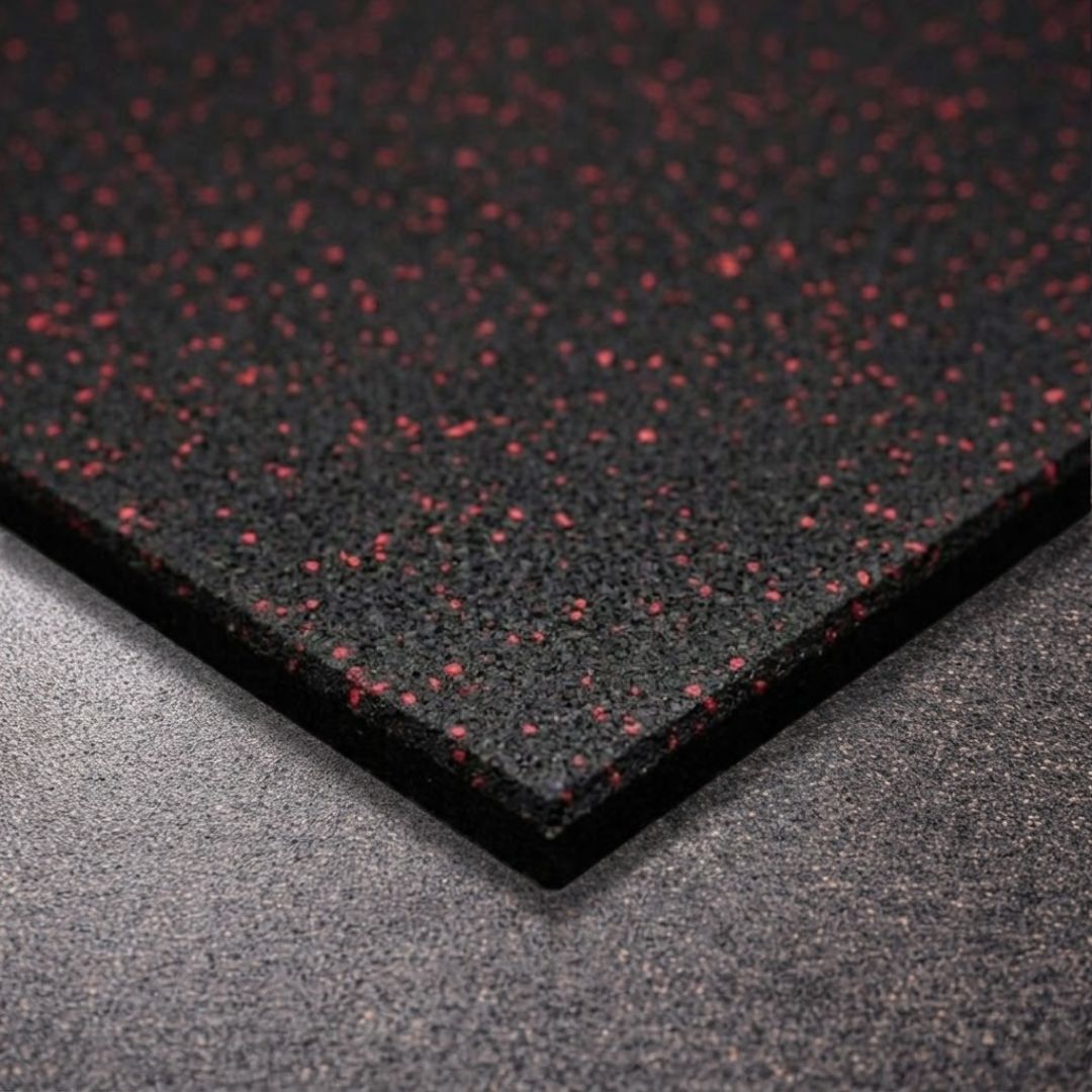 Titan15 Gym Tile Black 100 x 100 cm, 15mm Smooth