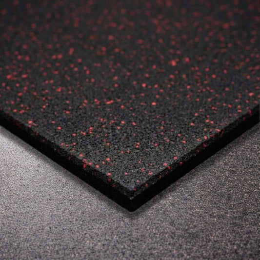 Titan15 Gym Tile Black 100 x 100 cm, 15mm Smooth